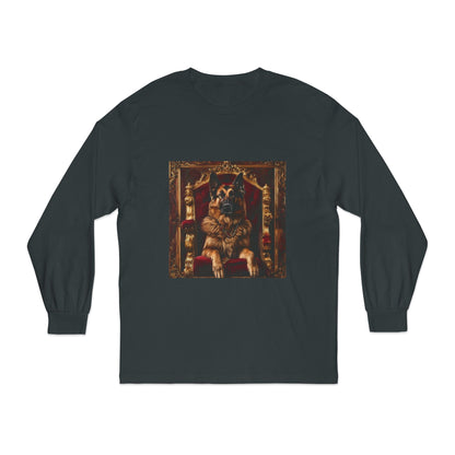 Custom Pet Portrait Unisex Long Sleeve T-Shirt | Funny Pet Gift
