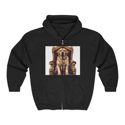 Custom Pet Portrait Unisex Zip-Up Hoodie | Funny Pet Gift