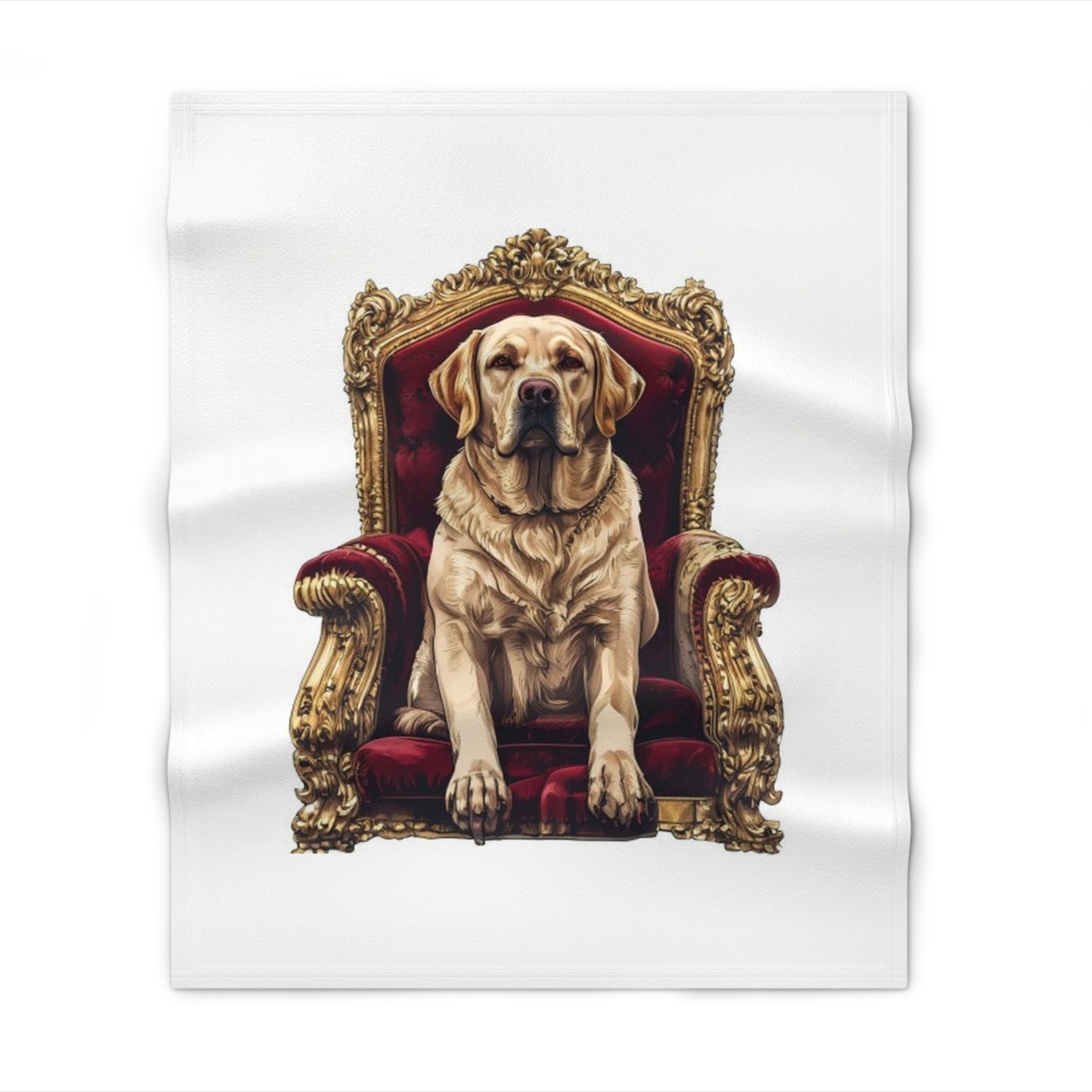 Custom Pet Portrait Throw Blanket | Funny Pet Gift