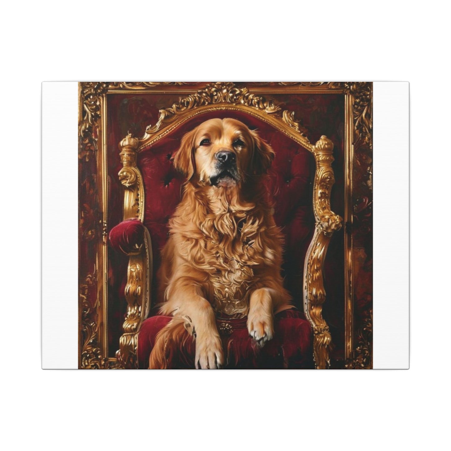 Custom Pet Portrait Canvas Print | Funny Pet Gift