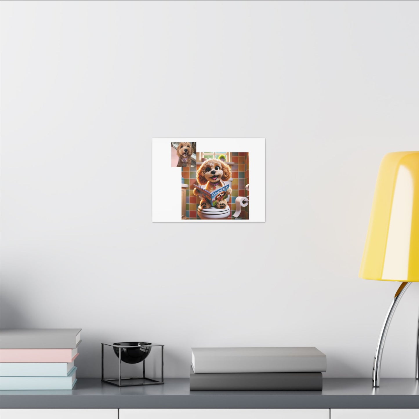 Custom Pet Portrait Canvas Print | Funny Pet Gift