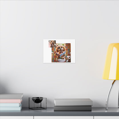 Custom Pet Portrait Canvas Print | Funny Pet Gift
