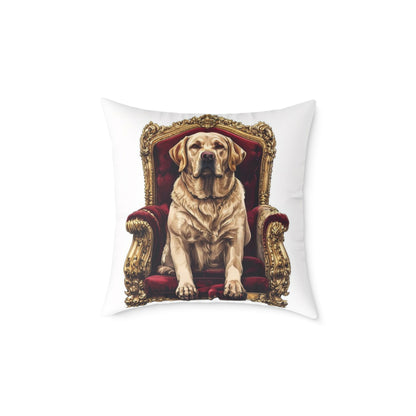 Custom Pet Portrait Square Canvas Pillow | Funny Pet Gift