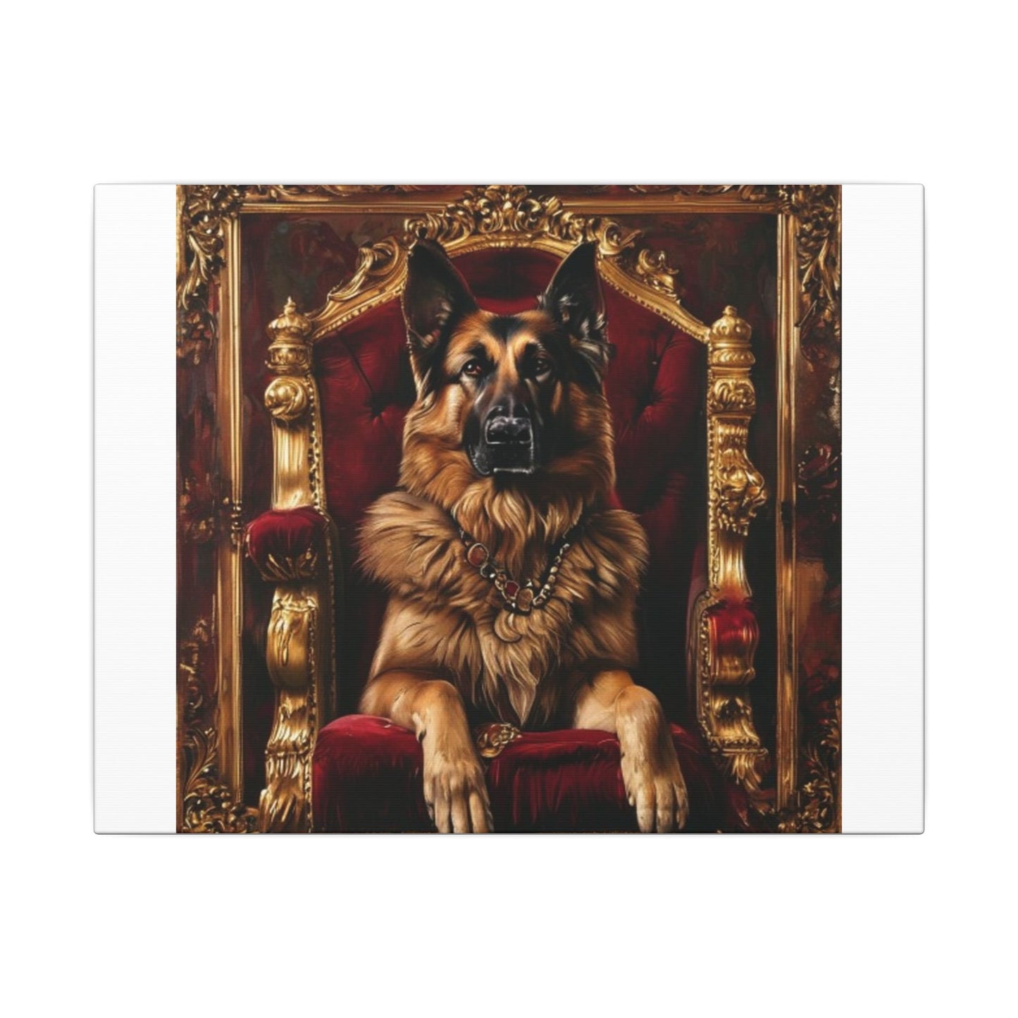 Custom Pet Portrait Canvas Print | Funny Pet Gift