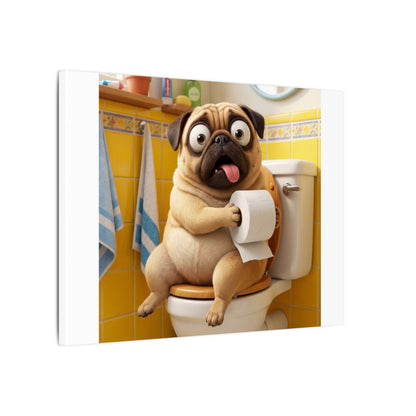 Custom Pet Portrait Canvas Print | Funny Pet Gift