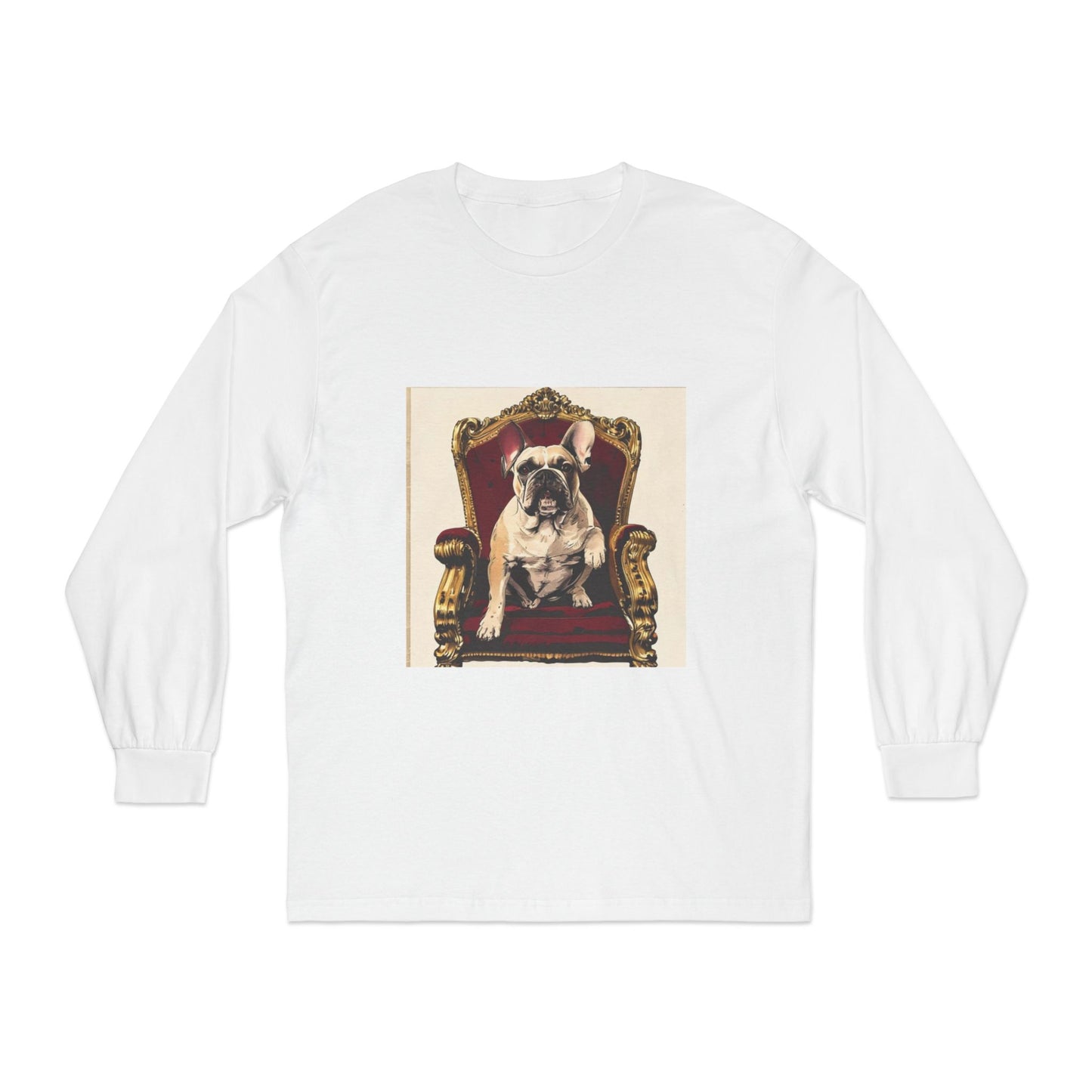 Custom Pet Portrait Unisex Long Sleeve T-Shirt | Funny Pet Gift