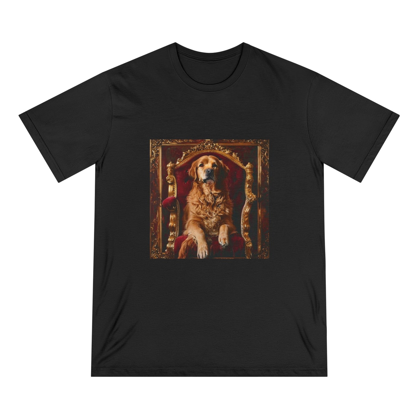 Custom Pet Portrait Organic Unisex T-Shirt | Funny Pet Gift