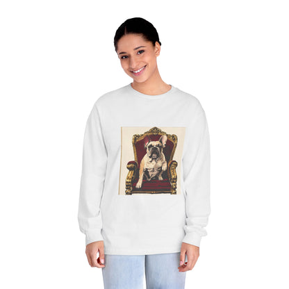Custom Pet Portrait Unisex Long Sleeve T-Shirt | Funny Pet Gift