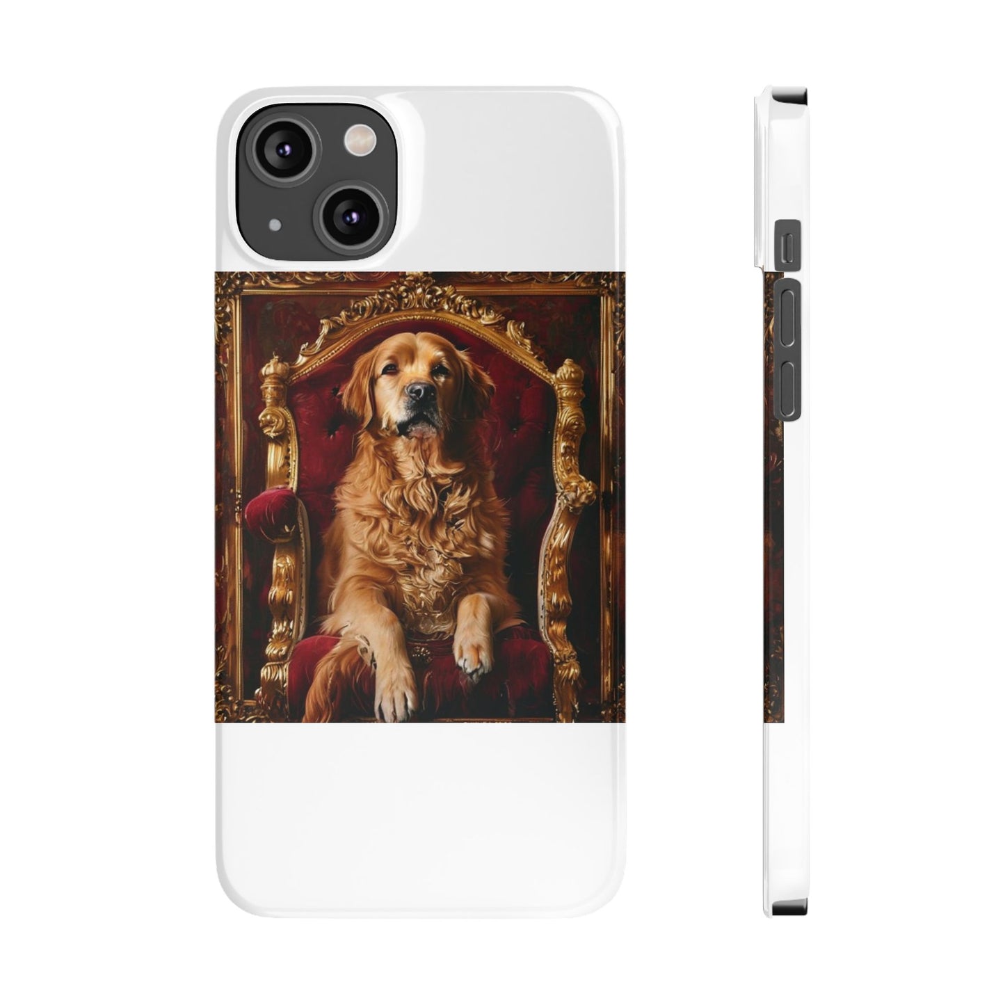 Custom Pet Portrait Slim Phone Case | Funny Pet Gift