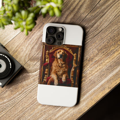 Custom Pet Portrait Slim Phone Case | Funny Pet Gift