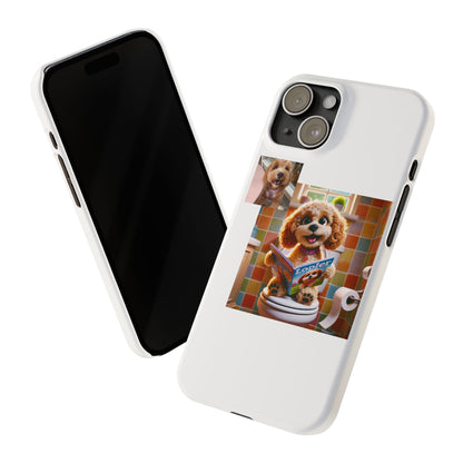 Custom Pet Portrait Slim Phone Case | Funny Pet Gift