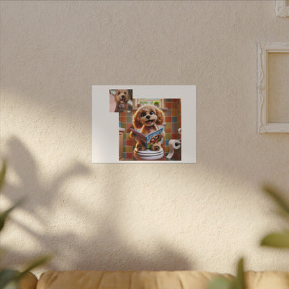 Custom Pet Portrait Canvas Print | Funny Pet Gift