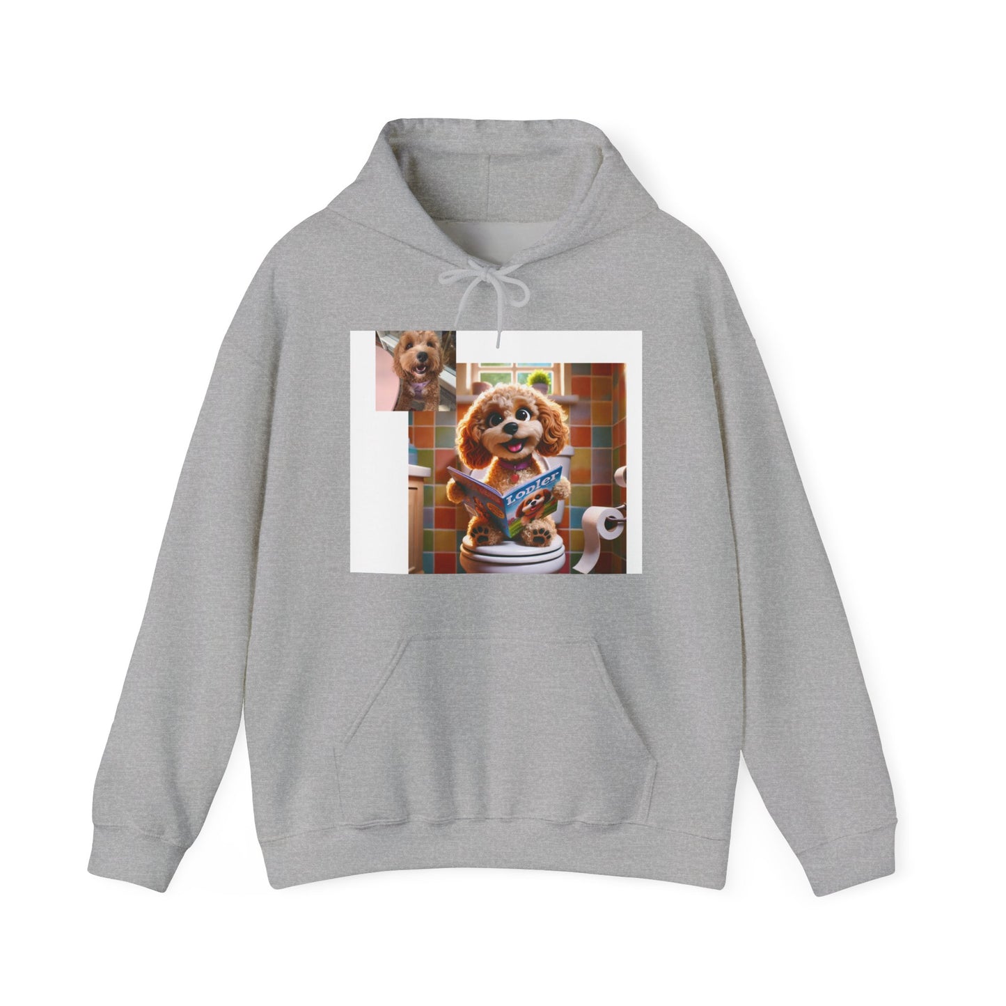 Custom Pet Portrait Unisex Pullover Hoodie | Funny Pet Gift