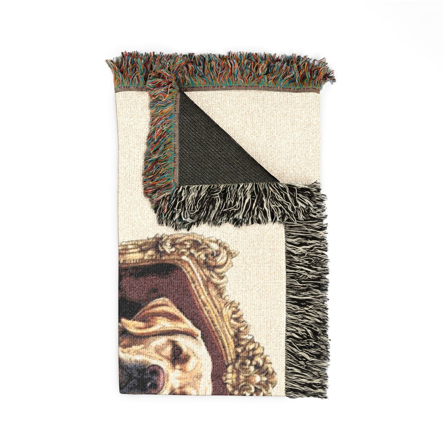 Custom Pet Portrait Woven Blanket | Funny Pet Gift