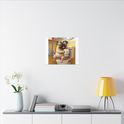 Custom Pet Portrait Canvas Print | Funny Pet Gift