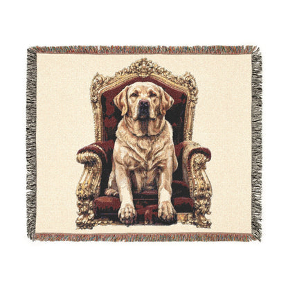 Custom Pet Portrait Woven Blanket | Funny Pet Gift