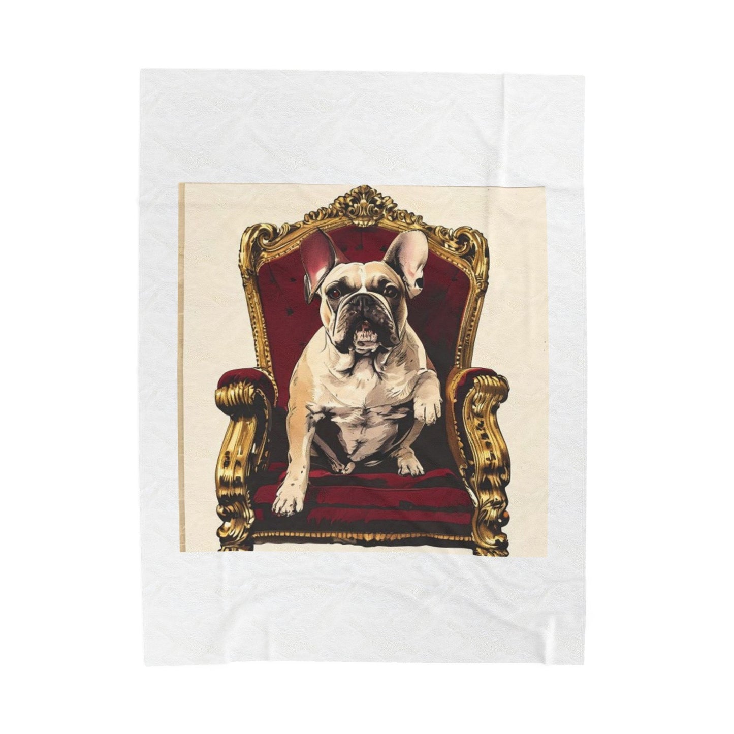 Custom Pet Portrait Fleece Blanket | Funny Pet Gift