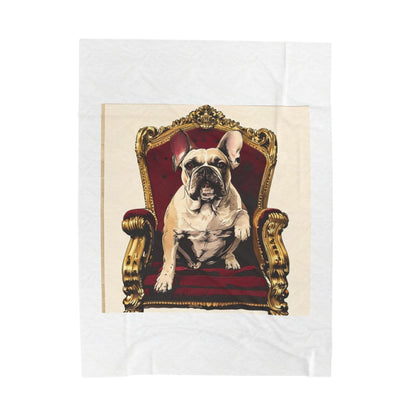 Custom Pet Portrait Fleece Blanket | Funny Pet Gift