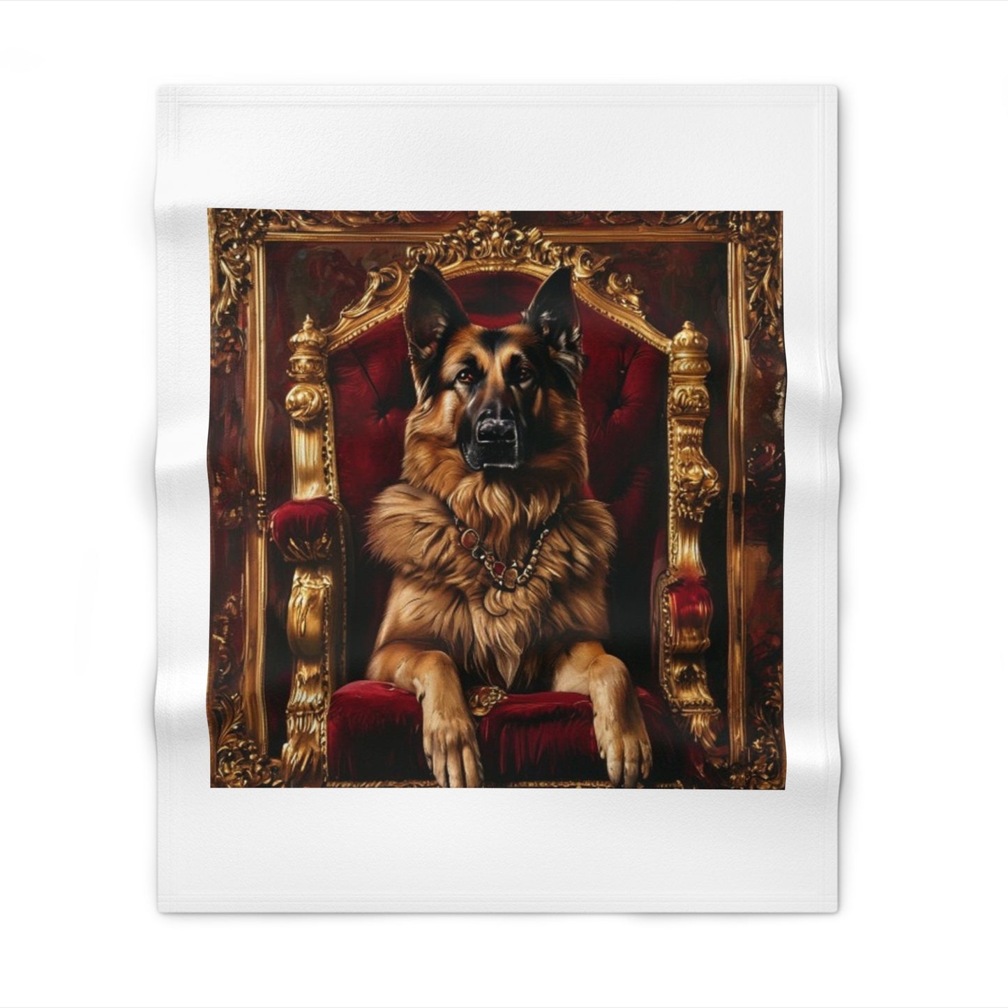 Custom Pet Portrait Throw Blanket | Funny Pet Gift