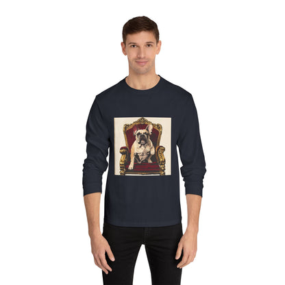 Custom Pet Portrait Unisex Long Sleeve T-Shirt | Funny Pet Gift
