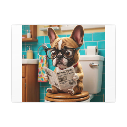 Custom Pet Portrait Canvas Print | Funny Pet Gift