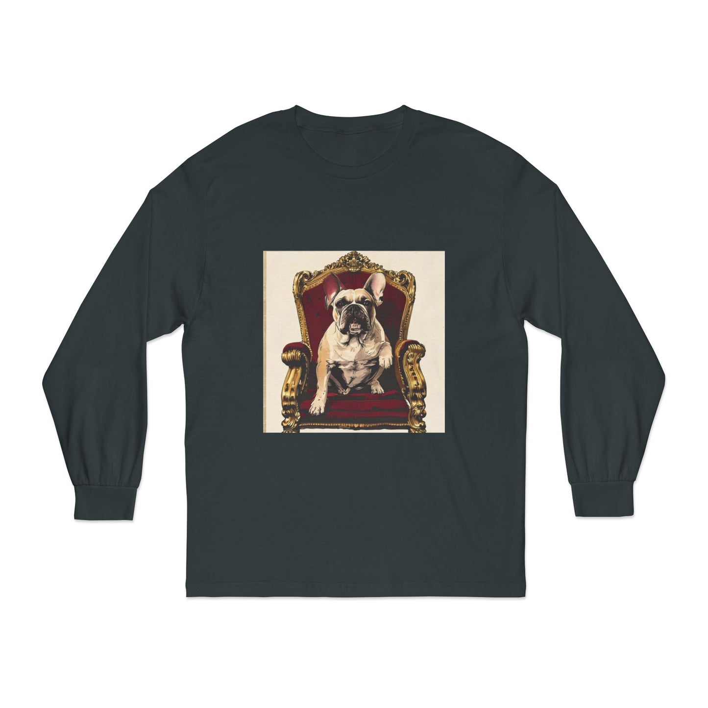Custom Pet Portrait Unisex Long Sleeve T-Shirt | Funny Pet Gift