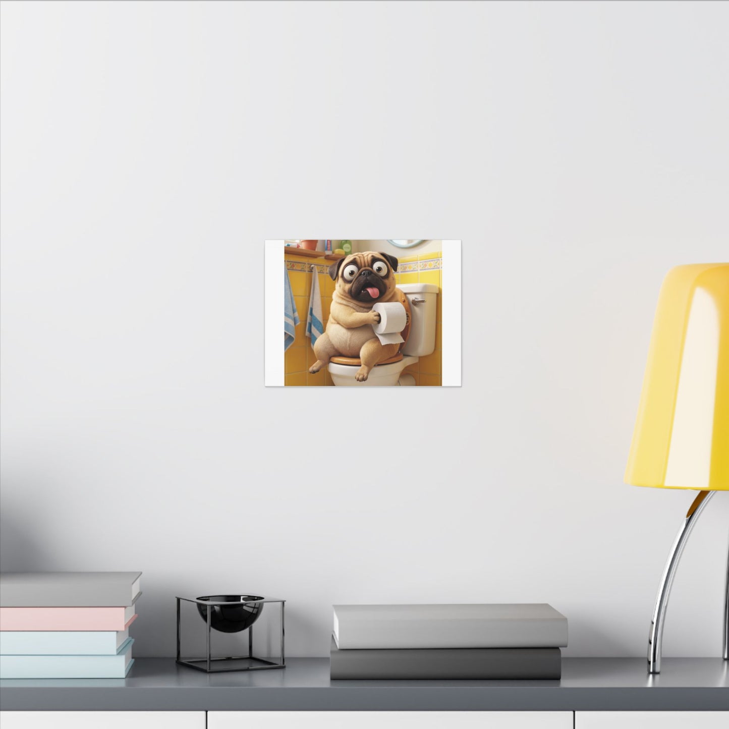 Custom Pet Portrait Canvas Print | Funny Pet Gift