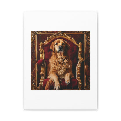 Custom Pet Portrait Classic Stretched Canvas Print | Funny Pet Gift