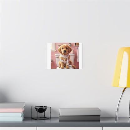 Custom Pet Portrait Canvas Print | Funny Pet Gift