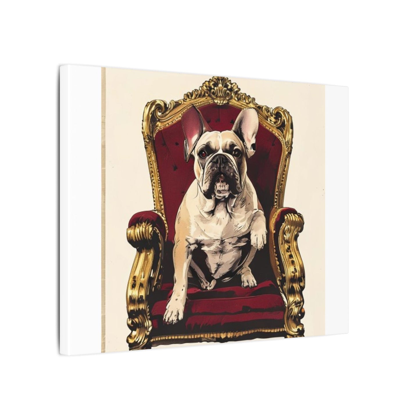 Custom Pet Portrait Canvas Print | Funny Pet Gift