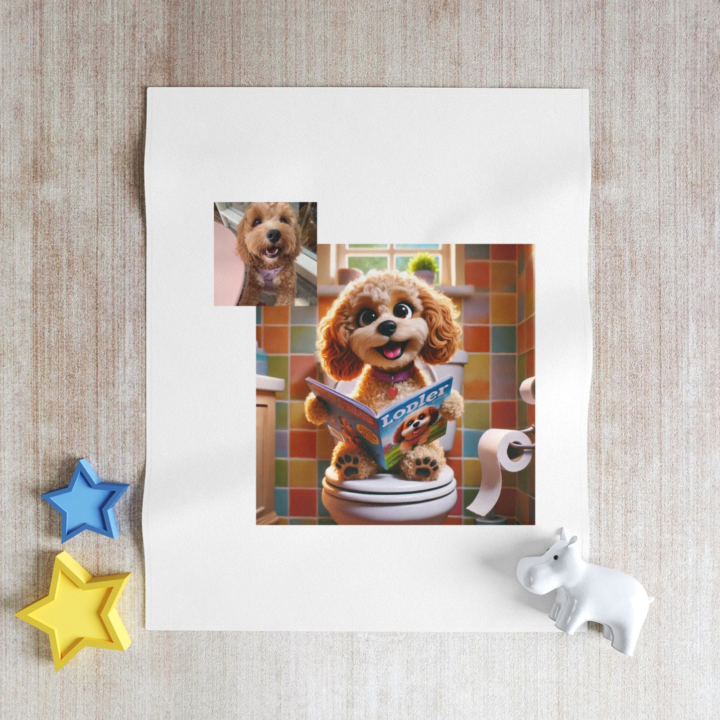 Custom Pet Portrait Throw Blanket | Funny Pet Gift