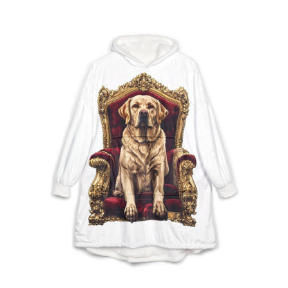Custom Pet Portrait Hooded Wearable Blanket | Funny Pet Gift