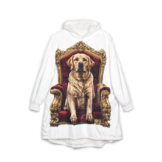 Custom Pet Portrait Hooded Wearable Blanket | Funny Pet Gift