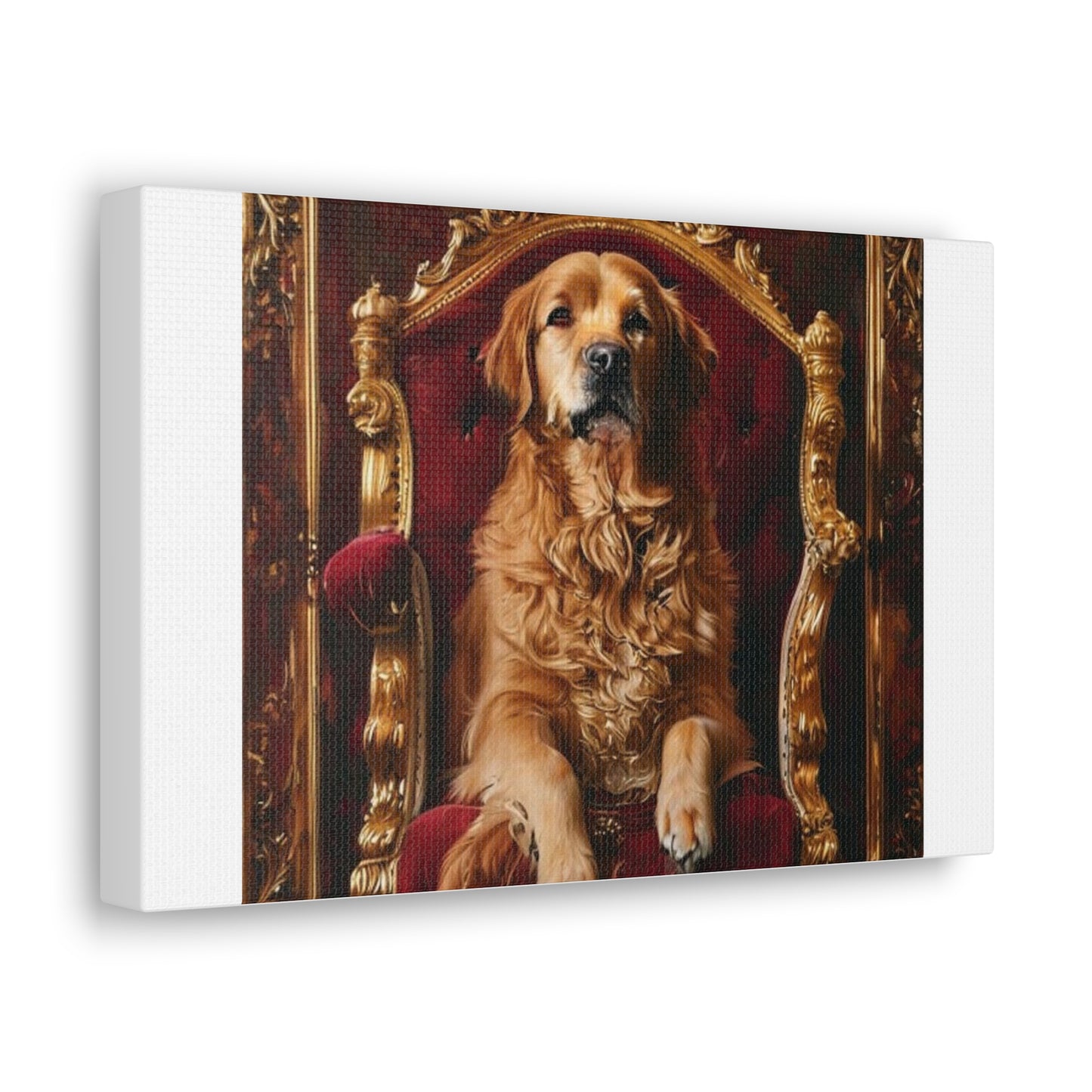 Custom Pet Portrait Classic Stretched Canvas Print | Funny Pet Gift