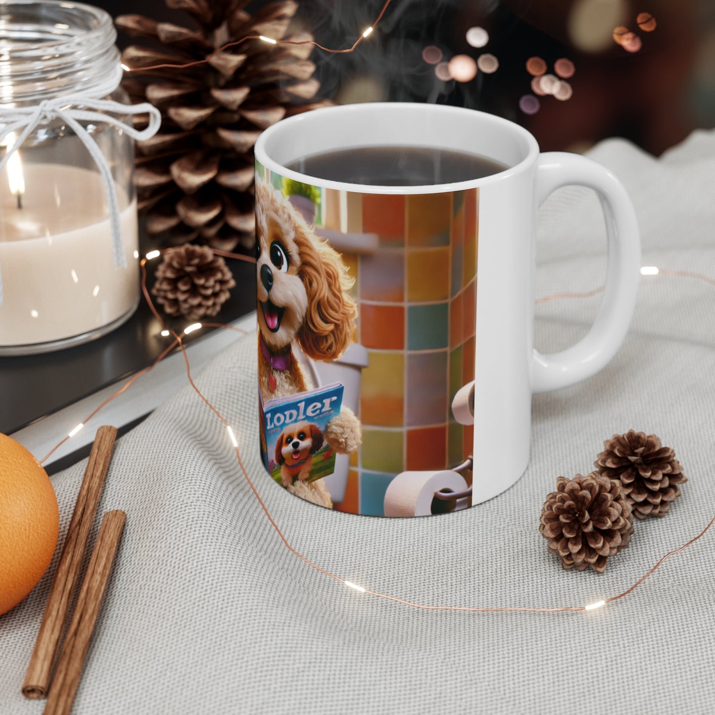 Custom Pet Portrait 11Oz Ceramic Mug | Funny Pet Gift