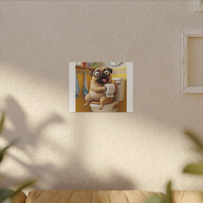 Custom Pet Portrait Canvas Print | Funny Pet Gift