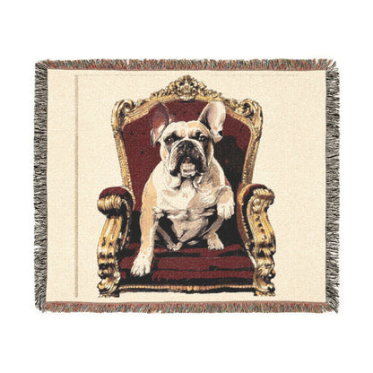 Custom Pet Portrait Woven Blanket | Funny Pet Gift