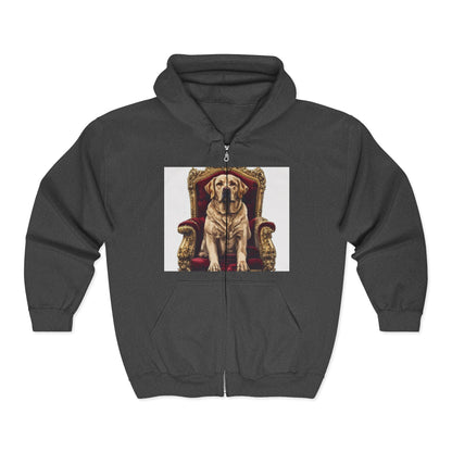 Custom Pet Portrait Unisex Zip-Up Hoodie | Funny Pet Gift