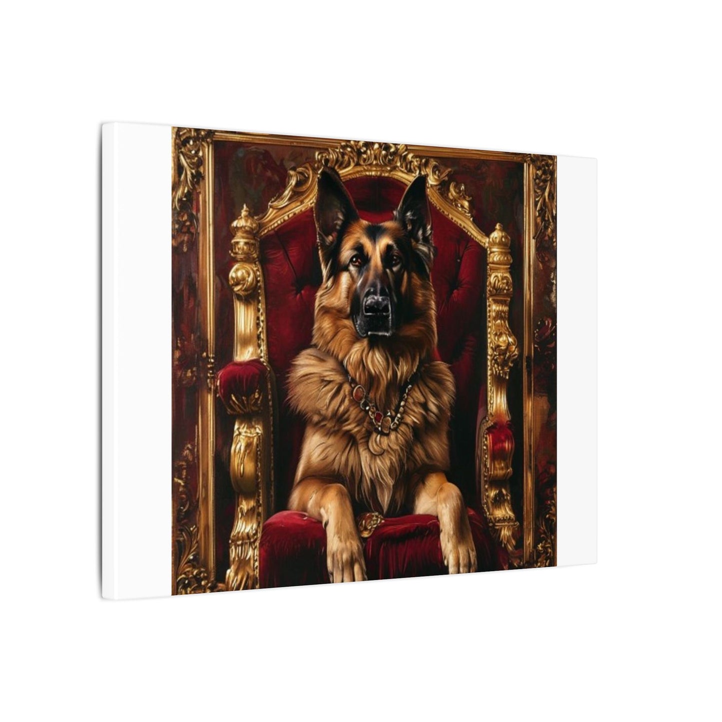 Custom Pet Portrait Canvas Print | Funny Pet Gift