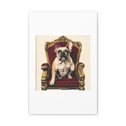 Custom Pet Portrait Classic Stretched Canvas Print | Funny Pet Gift