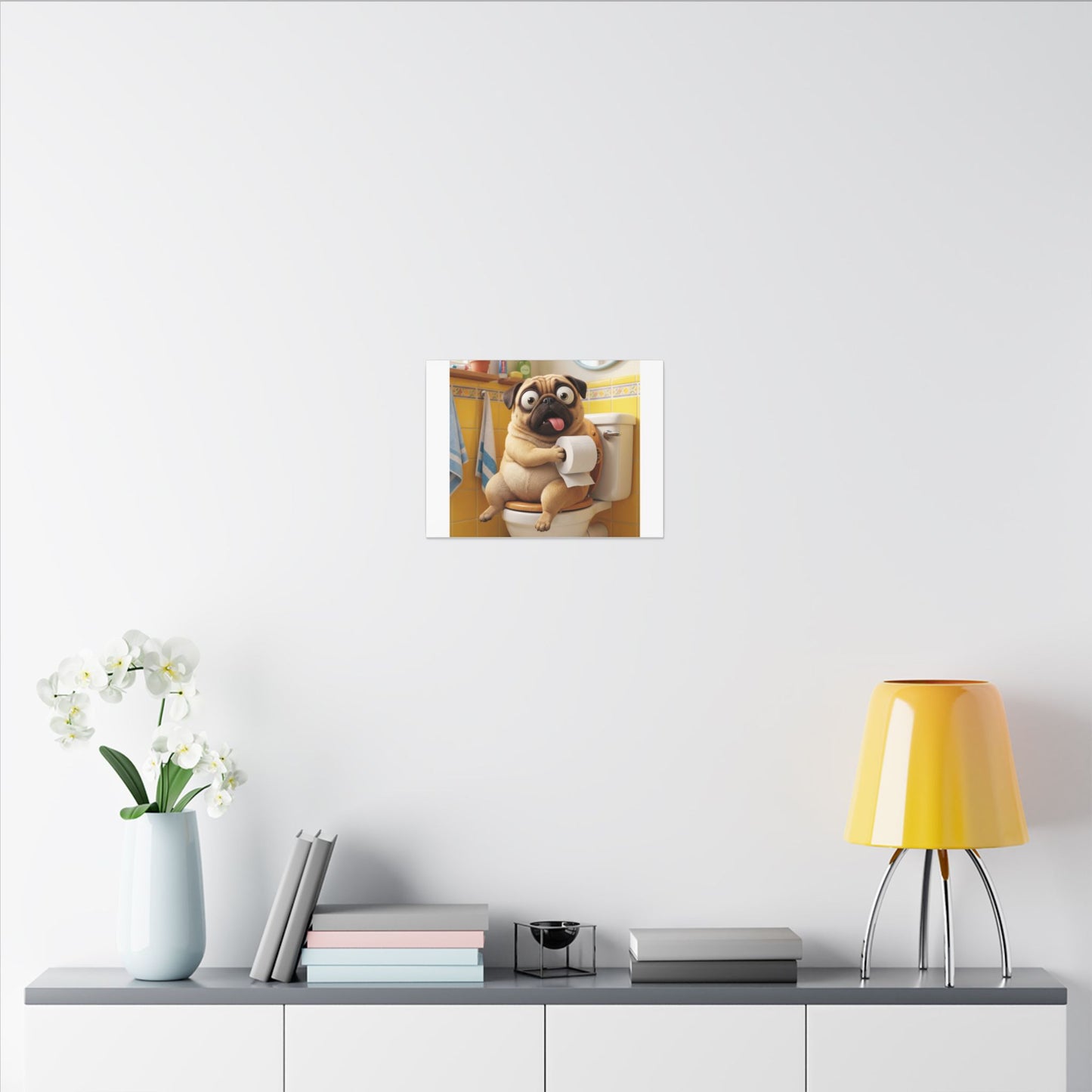 Custom Pet Portrait Canvas Print | Funny Pet Gift