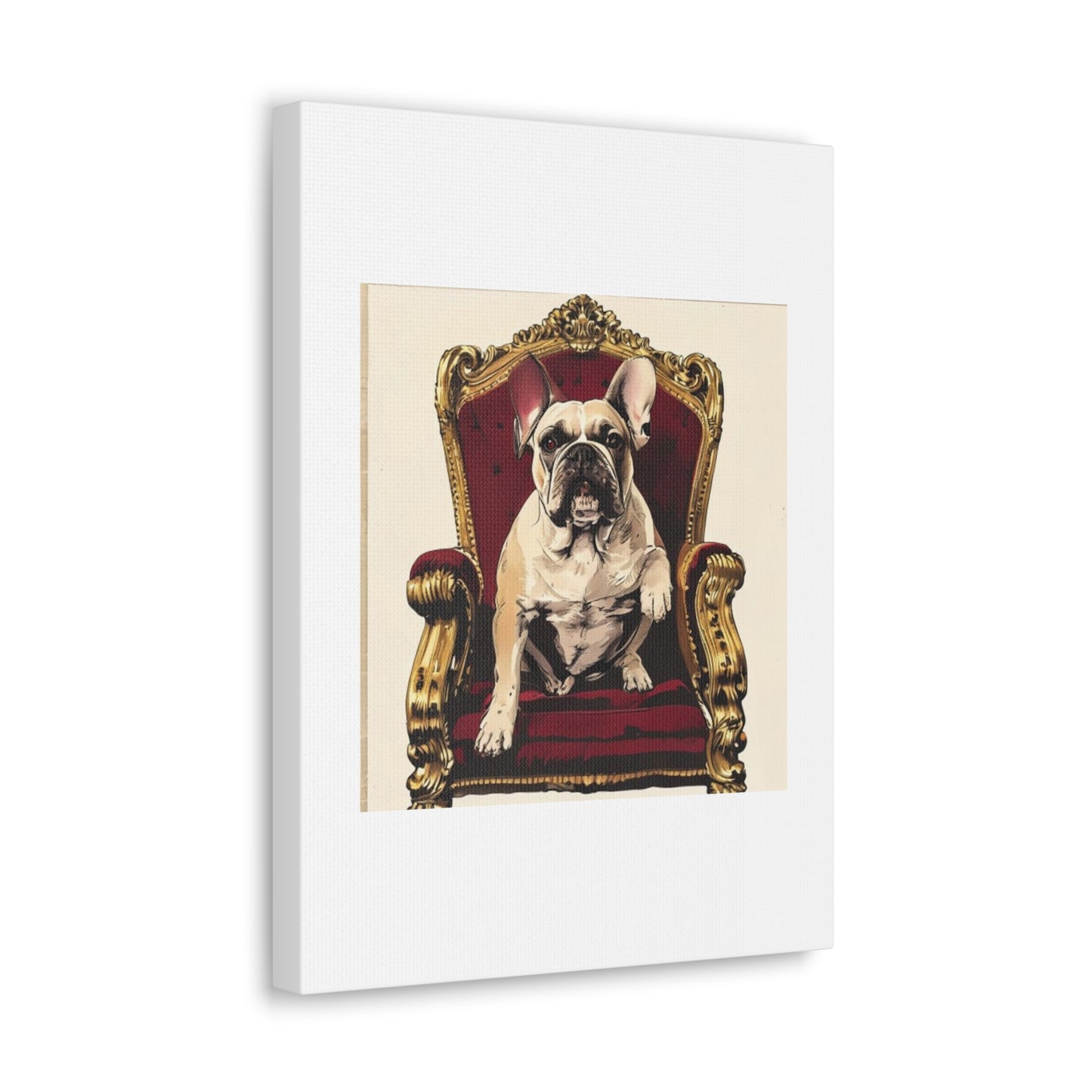 Custom Pet Portrait Classic Stretched Canvas Print | Funny Pet Gift