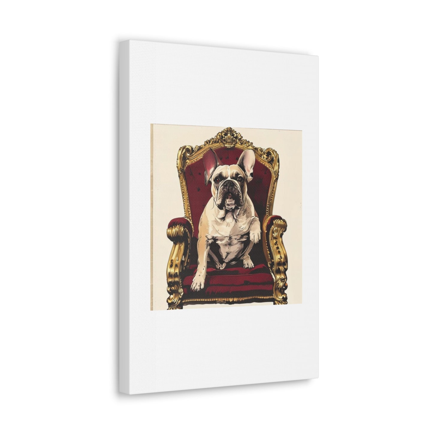 Custom Pet Portrait Classic Stretched Canvas Print | Funny Pet Gift