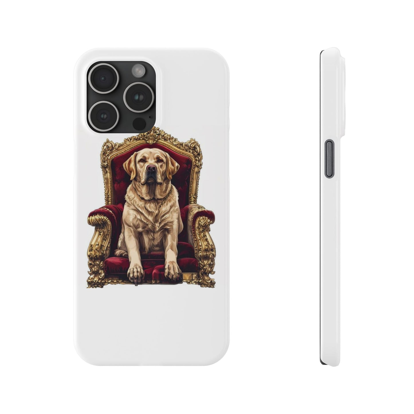 Custom Pet Portrait Slim Phone Case | Funny Pet Gift