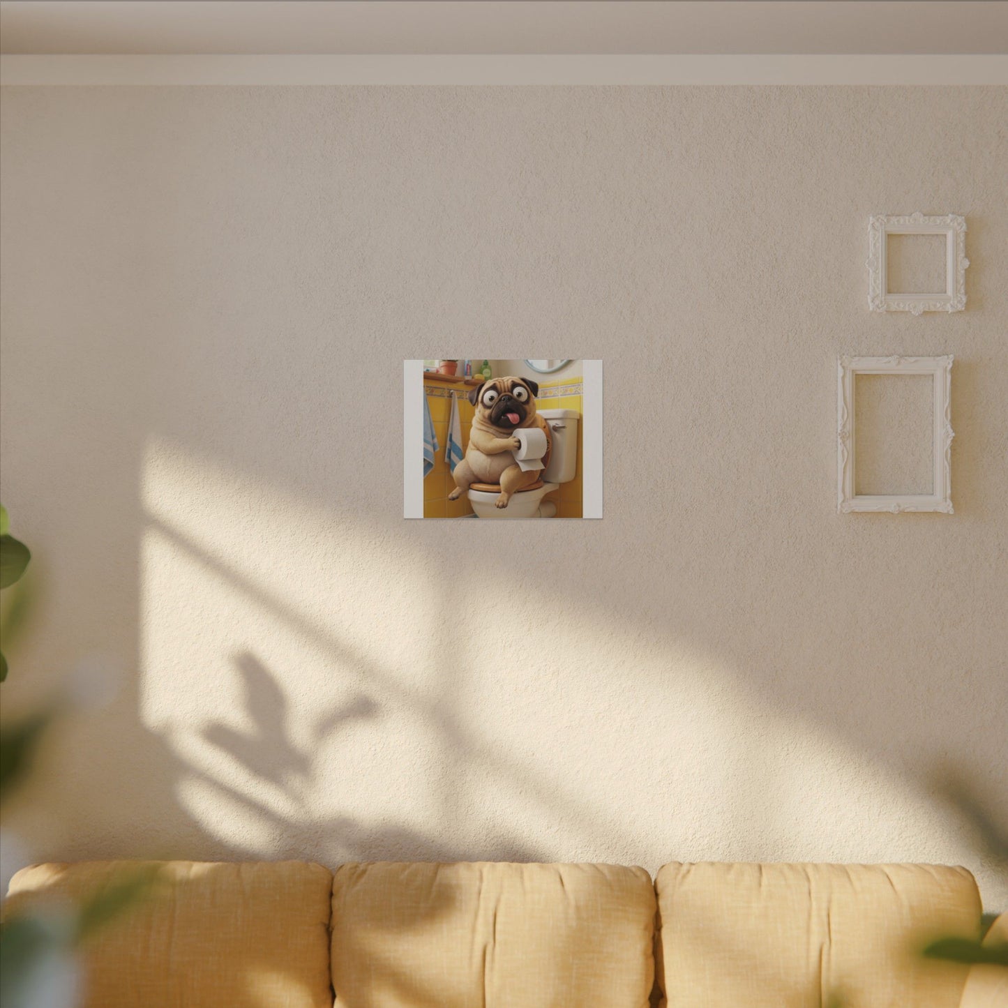 Custom Pet Portrait Canvas Print | Funny Pet Gift