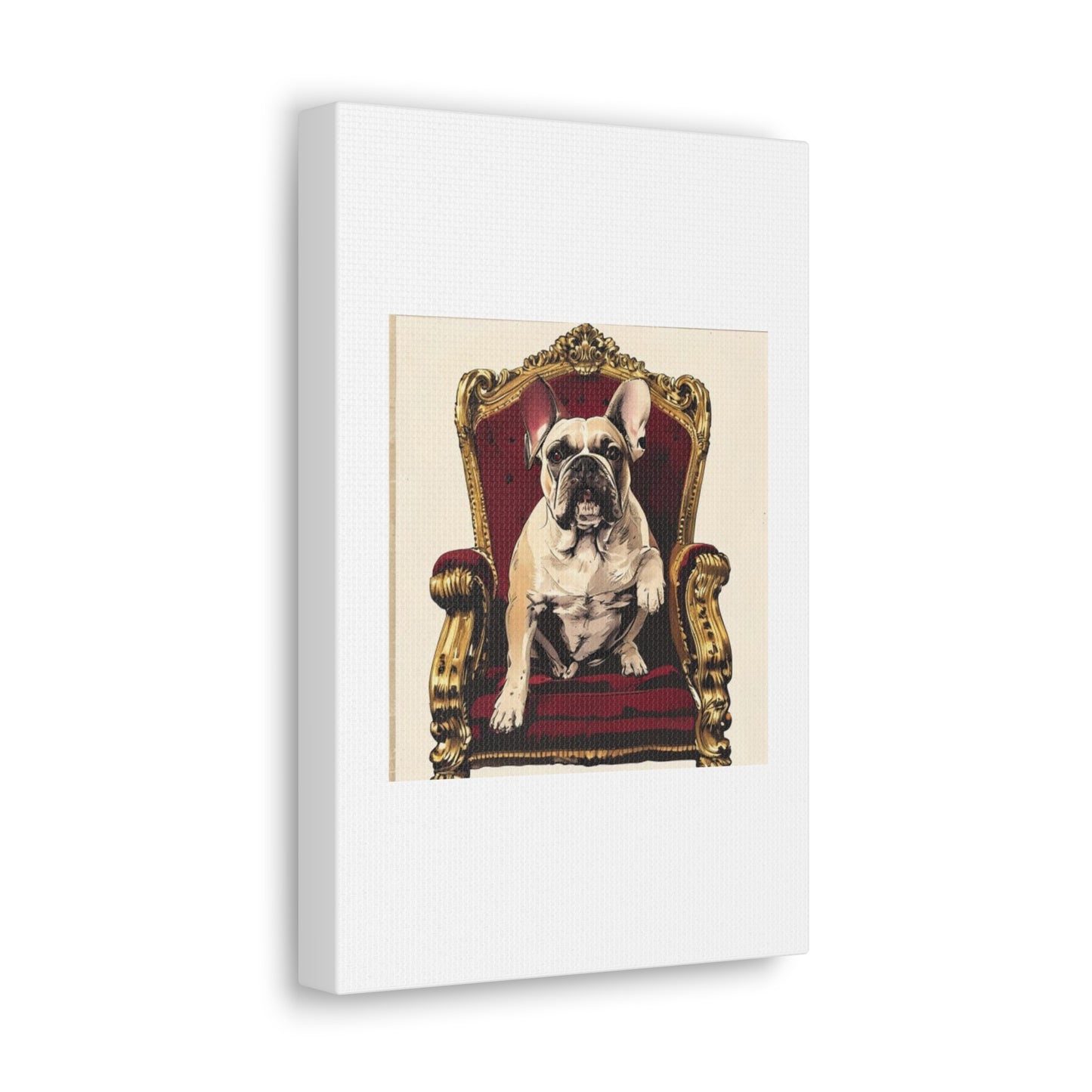 Custom Pet Portrait Classic Stretched Canvas Print | Funny Pet Gift