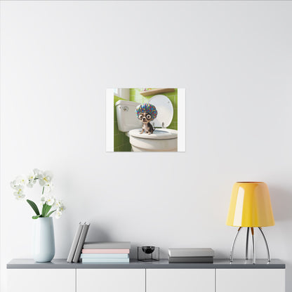 Custom Pet Portrait Canvas Print | Funny Pet Gift