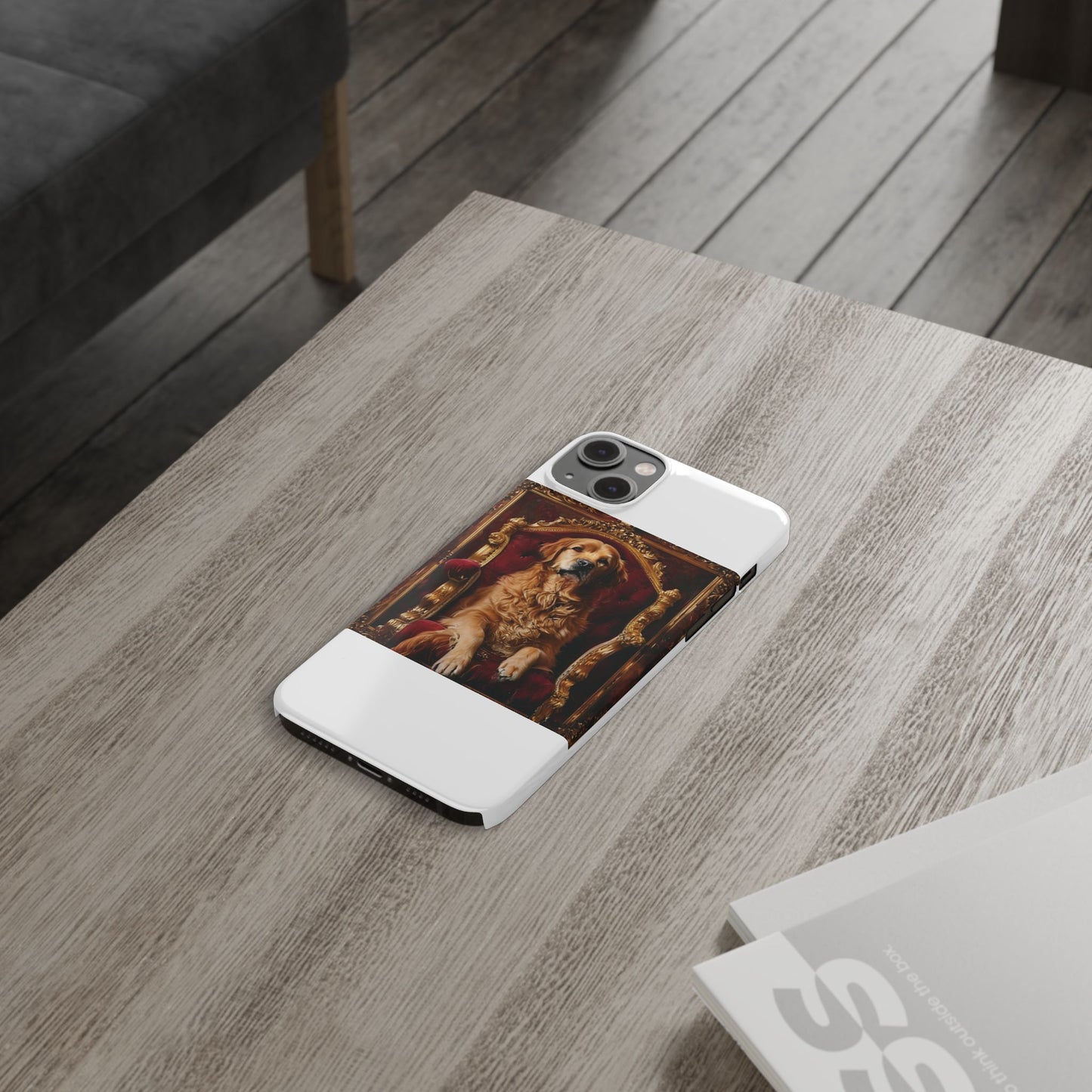 Custom Pet Portrait Slim Phone Case | Funny Pet Gift