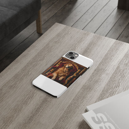 Custom Pet Portrait Slim Phone Case | Funny Pet Gift