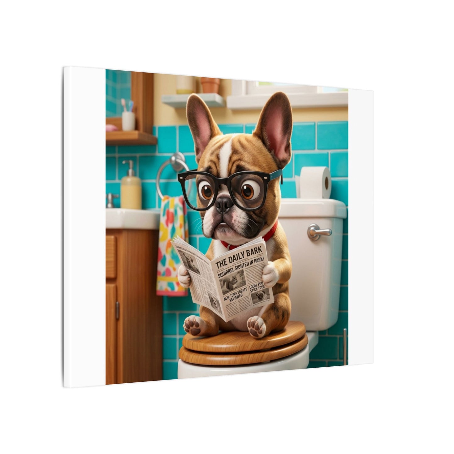 Custom Pet Portrait Canvas Print | Funny Pet Gift